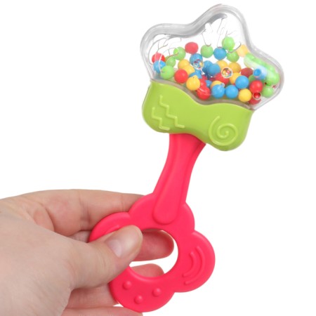 The rattle of "Sweets: Star", with elastic elements, Broke I-7