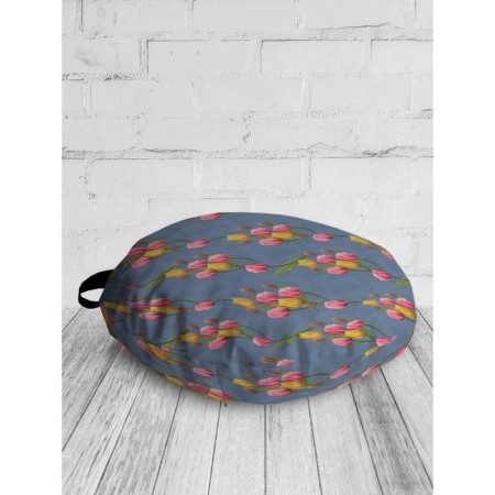 Siddle Pill "Spring flowers", decorative, d = 52 cm-1