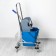 Simultaneous cleaning trim with spin and net, 23 l, chrome frame