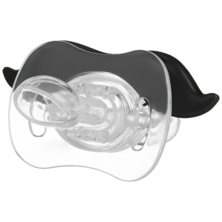Silicone orthodontic dummy "cat", from 0 months, with a cap-3