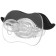 Silicone orthodontic dummy "cat", from 0 months, with a cap