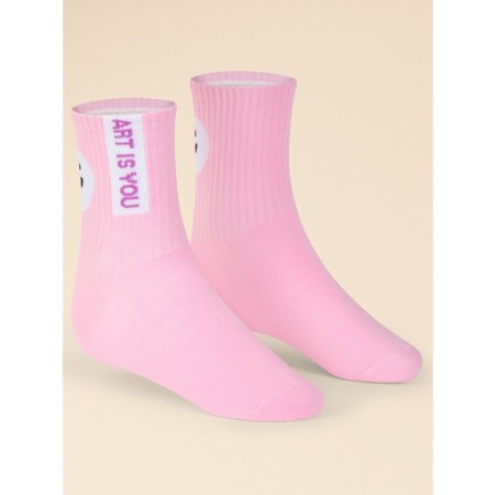 Nosk children, size 16-18, white, pink color, 2 pcs-4