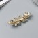 Clothing machine for hair "Rosemary Elites" Flower, 6.5 cm, gold
