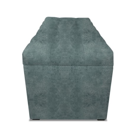 Puff with a lid and weight, 800 × 400 × 420 mm, Dakota velor, Mint color-4