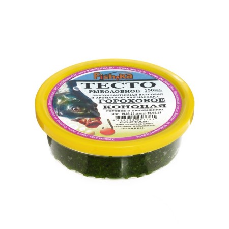 Тесто готовое Fish.ka, гороховое, вкус конопля, 150 мл-1