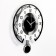 Wall watches, series: pendulum, smooth move, 35 x 43 cm