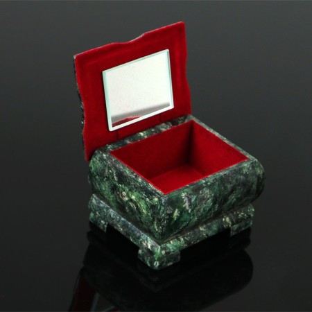 Casket "Mistress of the Copper Mountain" 10x8x7.5 cm, coil-1