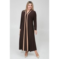 Women's dress, size 58, dark brown color