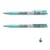 Handle Automatic Erichkrause Colortouch Emerald Wave, 0.7 mm node, Subtle letter, Soft Touch case, Design case, blue ink blue