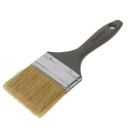 Brush flat mactrix euros, 75 mm, plastic handle, natural stubble