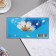 Money envelope "Congratulations!" glitter, congregre, white flower, 17x8 cm