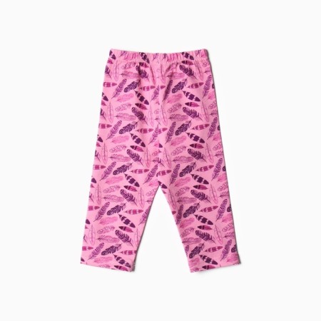 Leggings Bloom Baby feathers, p. 80 cm, pink-3