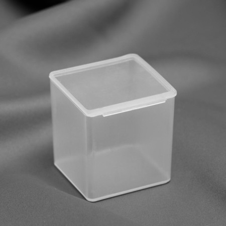 Little things storage container, 5.5 × 5.5 × 6 cm, transparent color-1