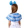 Carnival set "Doll", plush cape, rim, height 98-128 cm, blue