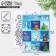 Paper stickers "New Year's fairy tale", with coloring, 11 x 15.5 cm, New Year