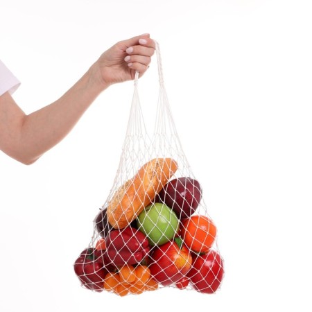 Black ALOSKA 6 liter, 38 cm, handle 18 cm, cell 2 cm, dense nylon-1