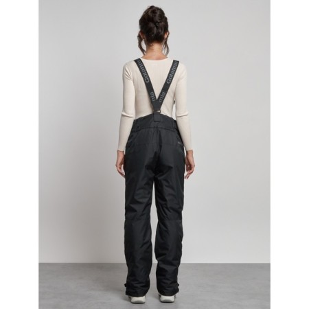 Semi -combinezone ski insulated female winter, size 44, black color-19