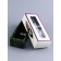 Box with a shell for 3 sweets, with the window "February 23", 13 x 5 x 3.3 cm. Confectionery packaging