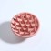 Brush - head washing massage, 8 × 8 × 6 cm, pink color