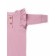 Children's overalls with ruffles fashion, height 56 ​​cm, pink color