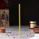 A set of church candles for home prayer wax, 12 pcs
