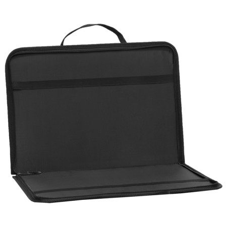 Folder for drawings and drawings for artists A3, 450 x 320 x 30 mm, handles, frame, textile, estado, black-1