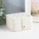 Casket to the leatherette for jewelry "Stygian matte" white 12x10x6.3 cm