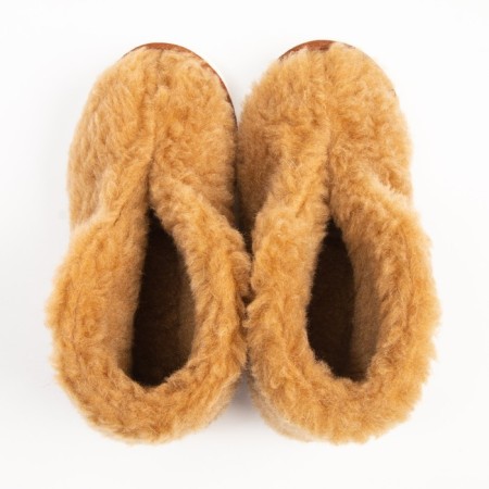 Women's slippers, brown color, size 36-1