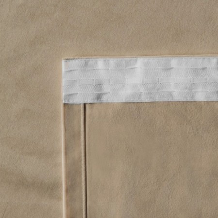 Set of curtains "velvet", size 2x145x270 cm, sand color-1