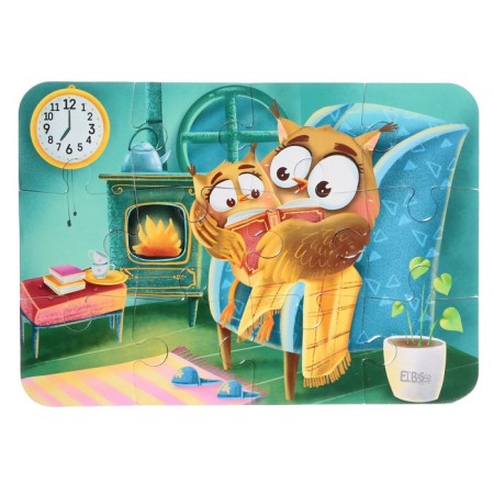 Magnetic puzzle A5 "DAY of the Day. Family evening "