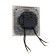 Tot Elegant switch, 10 a, 2 cl., With backlight, hidden, white