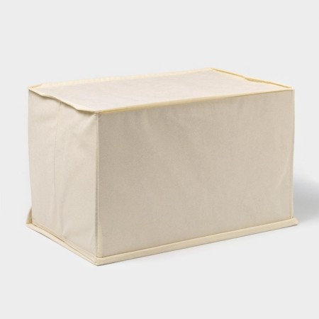 Stellid box for storage "Alva", 37 × 24 × 24 cm, beige color-4