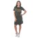CHARMING tunic, size 54, khaki color