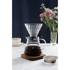 Glass Purover for brewing Arabica coffee, 600 ml