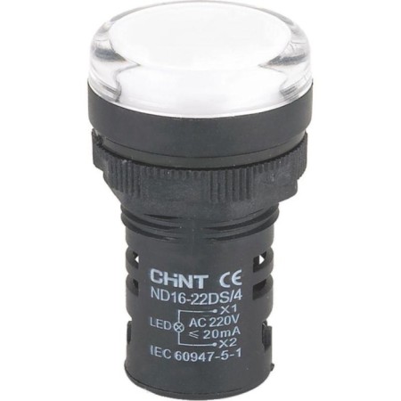 Indicator Chint 593085 AC 230V, white