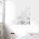 Interior stickers "Labyrinth", mirror, wall decor, set 24 pcs, 5 x 5 cm