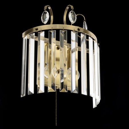 Lamp Citilux "Inga" CL335323, 25x30.5 cm, 2x60W, E14, brown color-9