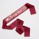 Tape "graduate", atlas, burgundy, on a year, foil