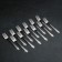 A set of canteen forks "Rusiano", h = 19 cm, 12 pcs, silver color