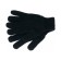 Acrylic gloves, double cuff, black, Sibrstekh