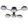 Chandelier 1318/6GR LED 144W 3000-6000K gray 71x65x25 cm Bayerlux