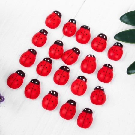 Set of magnets "God's cow", 20 pcs., Red-2
