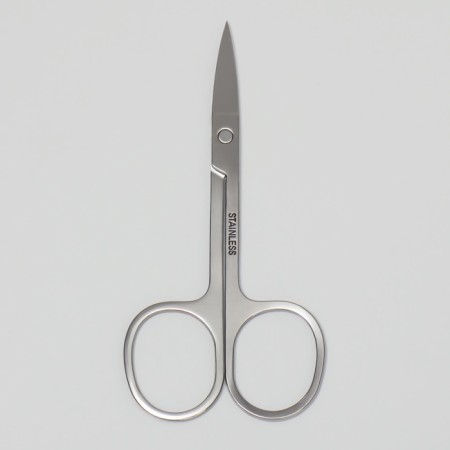 Scissors are manicure, straight, wide, 9 cm, silver color-1