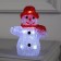 LED figure "Snowman" 7 × 15 × 7 cm, acrylic, 8 LED, AAX2 batteries (not in the kit), white glow