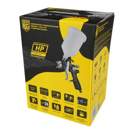 Pneumatic Pneumatic Pneumatic “Grau” BG1368, HP, 30 DIN, 4.5 ATM, 1/4F, nozzle 1.5 mm-8
