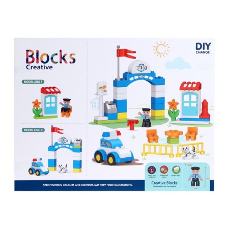 Designer "Police Party", 2 assembly options, 48 ​​parts-5