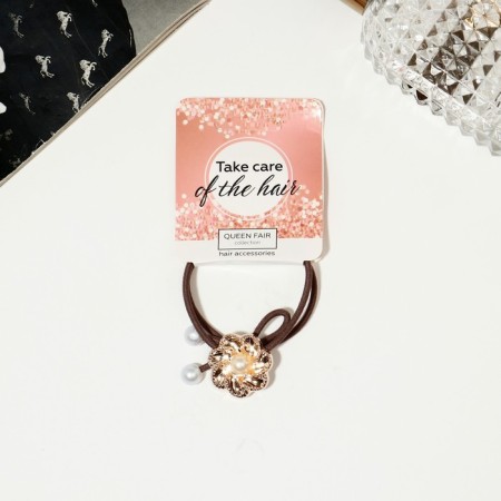 Hair gum "Grace" Flower, 5 cm, mix