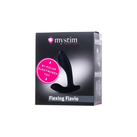 MYSTIM FLAVIO, silicone, black color, 9 cm-8