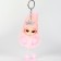 Soft toy "Winter doll" on a key fob, 16 cm, color mix