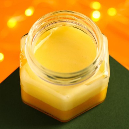 Honey cream two -layer “New Year's aroma” with orange and ginger, 120 g-1
